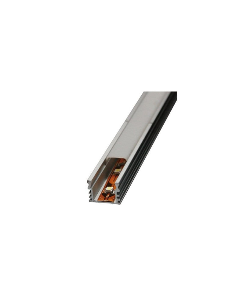 ALUMINUM PROFILE 2M SLIM STANDARD BLACK