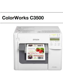 COLOR PRINTER FOR LABELS EPSON ColorWorks C3500TM