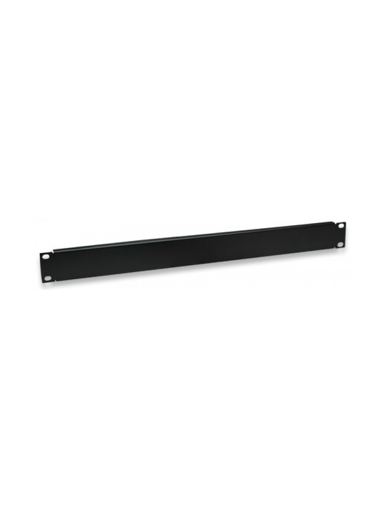 BLIND PANEL FOR CABINETS RACK 19 BLACK 1 UNIT