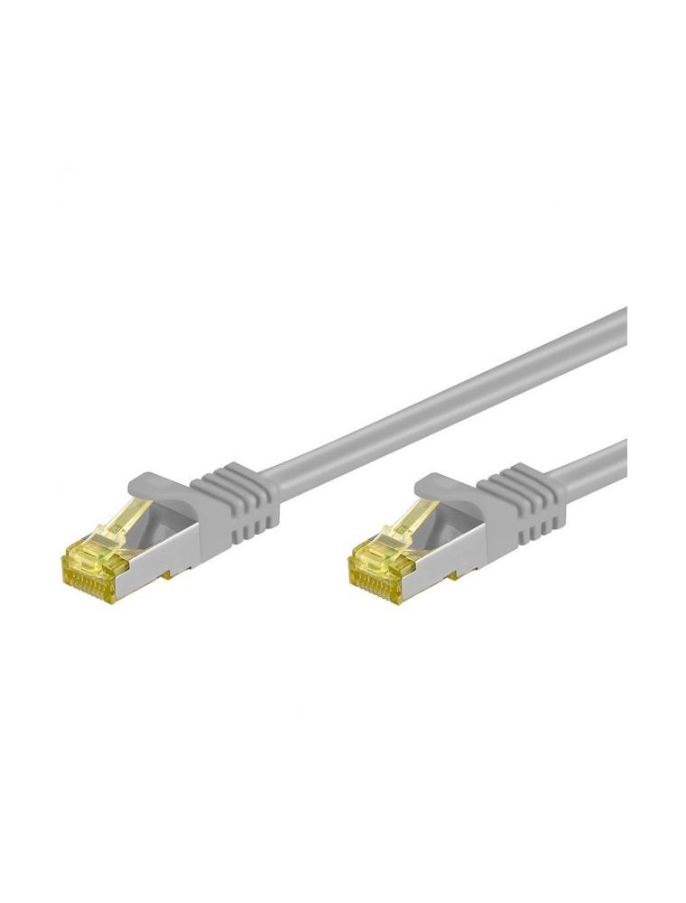 CAT.7 PLUG PATCH CABLE RJ45 6A S / FTP LSZH GREY 20M