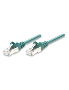 CABLE NETWORK PATCH IN COPPER SHIELDED CAT. 5E FTP GREEN 10 MT