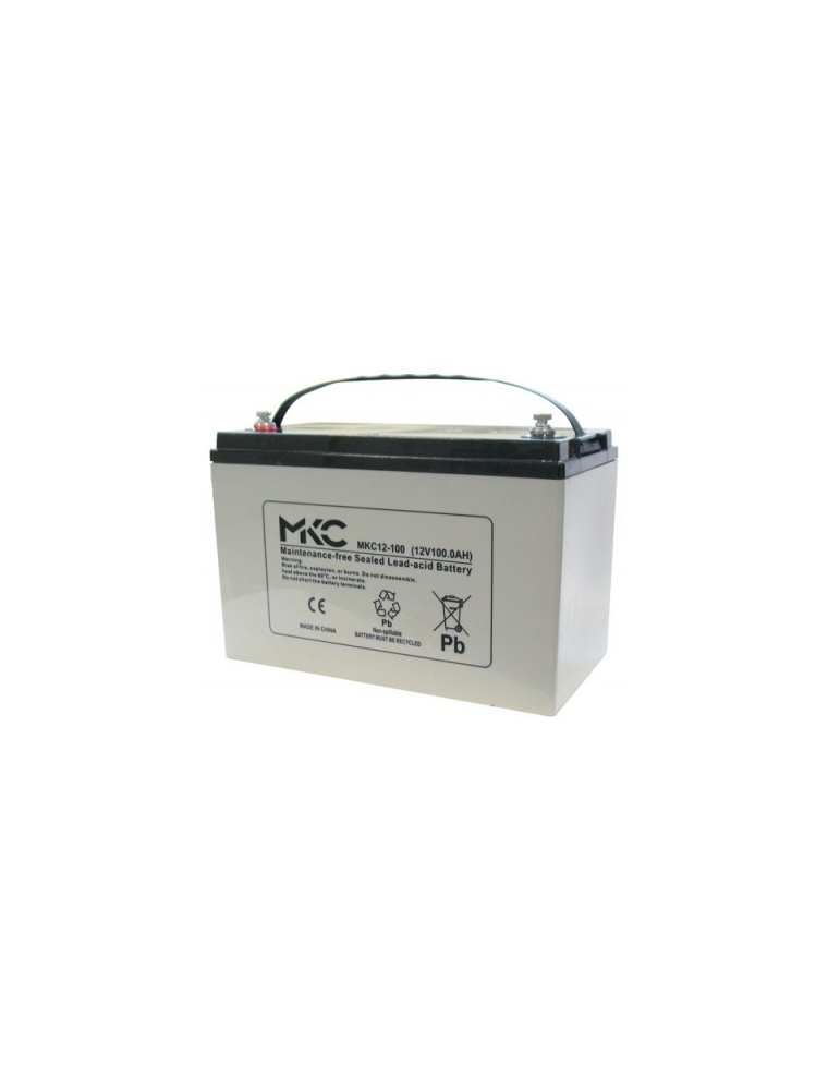 Batteria al piombo ricaricabile ciclica 12v 100a terminale t11 MKC MKC12-100H 