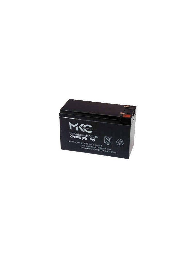 BATTERIA AL PIOMBO RICARICABILE MKC 12v 7.2a 