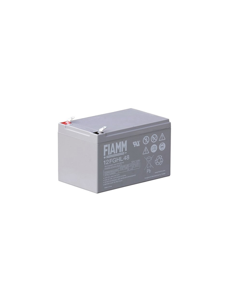 BATTERIA AL PIOMBO RICARICABILE FIAMM 12v 12 amp.12FGHL48 