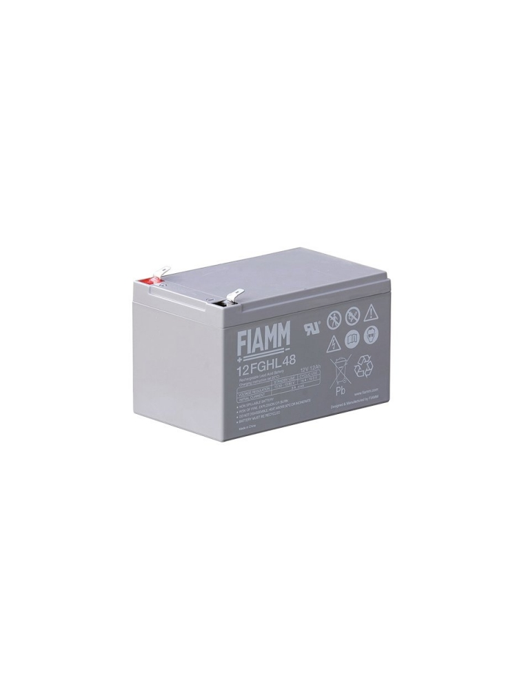 RECHARGEABLE LEATHER BATTERY FIAMM 12v 12 amp.12FGHL48