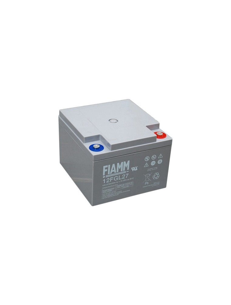 BATTERIA AL PIOMBO RICARICABILE  12v 27 amp. fiamm 12FGL27