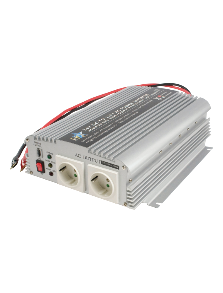 INVERTER 24 VDC - AC 230 V 1000 W F (CEE 7/3) 