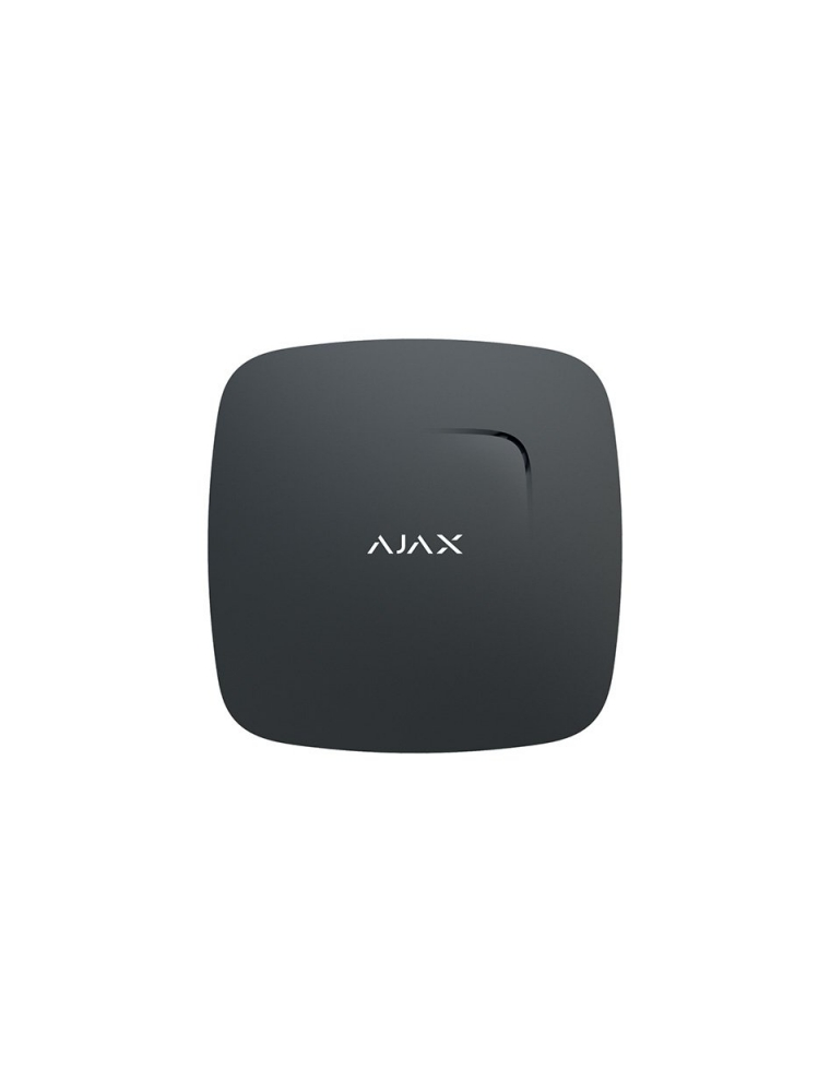 WIRELESS SMOKE DETECTOR WITH TEMPERATURE SENSOR, BLACK COLOR AJAX AJFPN