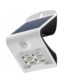 LAMPADA LED A ENERGIA SOLARE 2W IP65 CON SENSORE DI MOVIMENTO