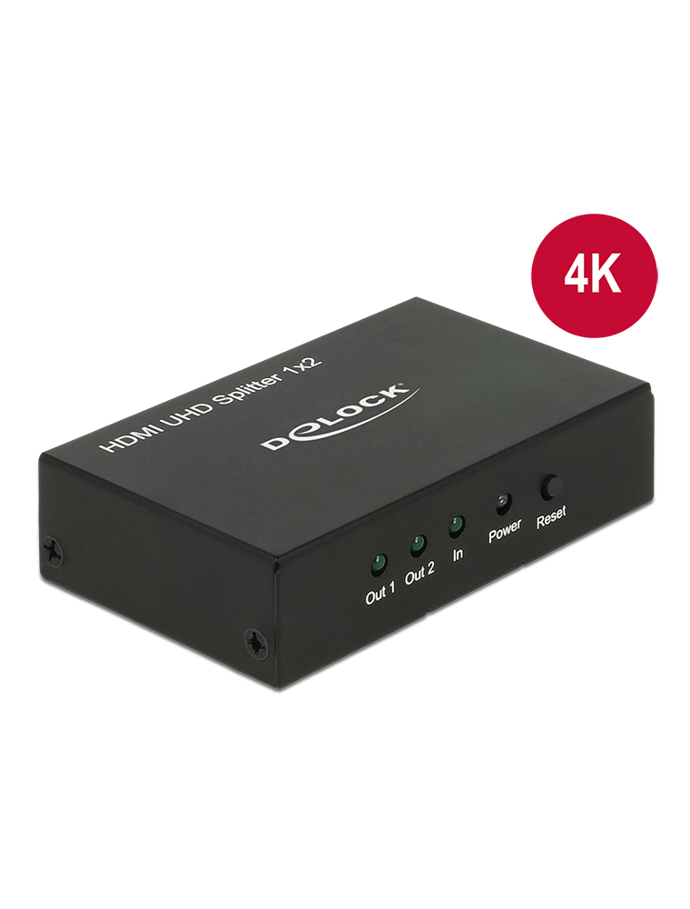 SPLITTER HDMI 2 OUT 4K UHD