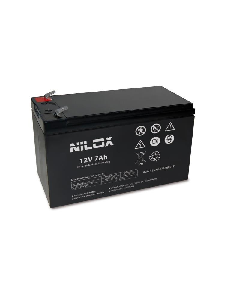 BATTERIA AL PIOMBO RICARICABILE NILOX UPS 7Ah 12V