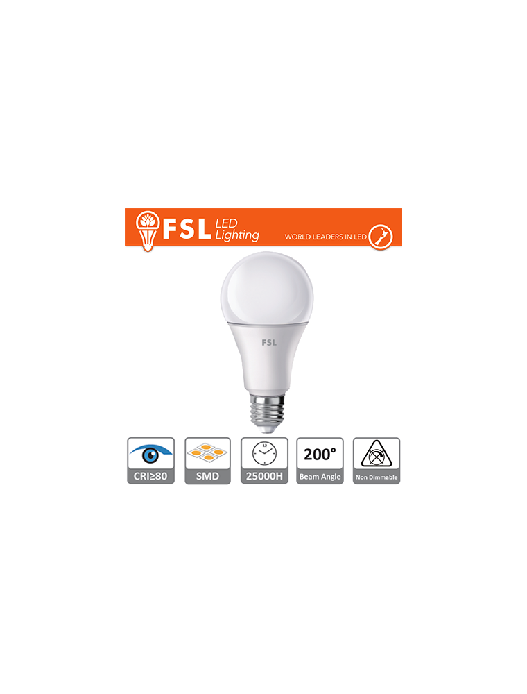 LAMPADINA LED GOCCIA E27 led 9W 800 Lumen 3000K