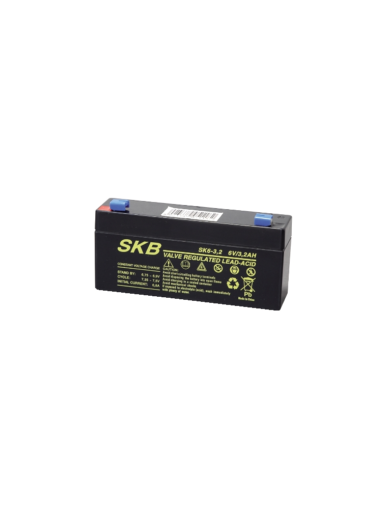 BATTERIA AL PIOMBO RICARICABILE SKB SK6 - 3,2 