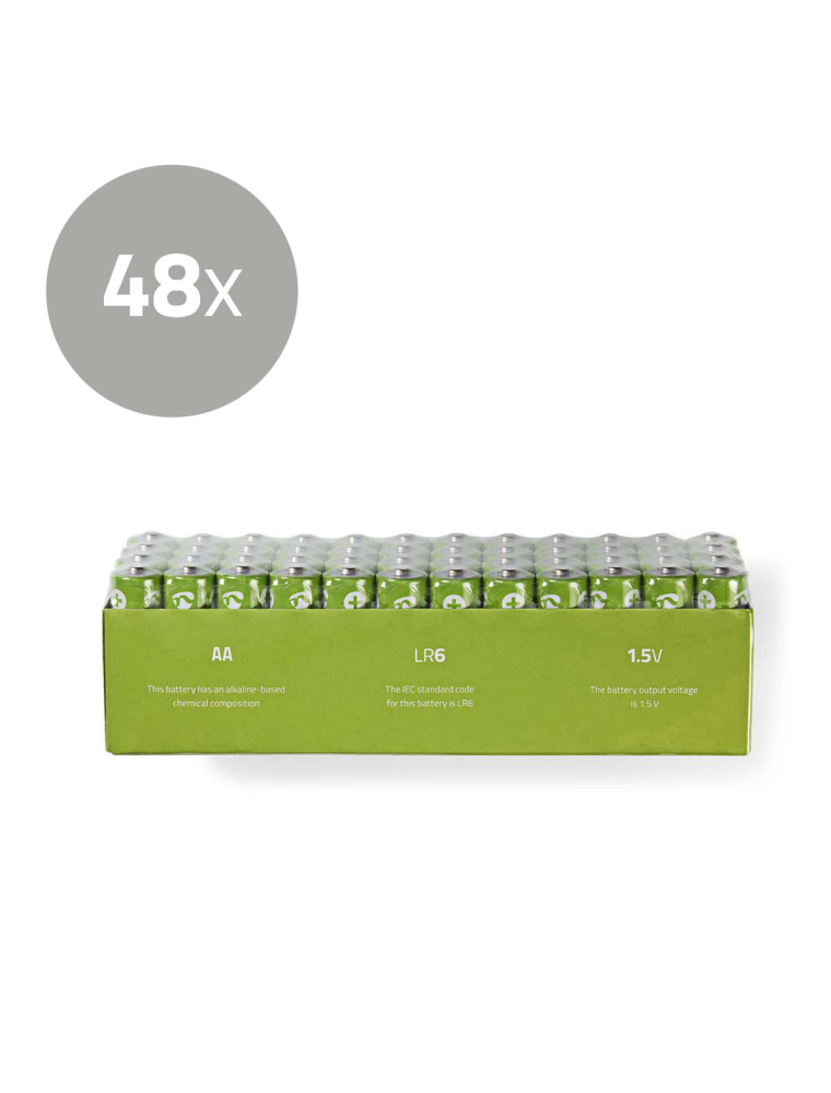 ALKALINE BATTERY AA 1.5 V 48pcs