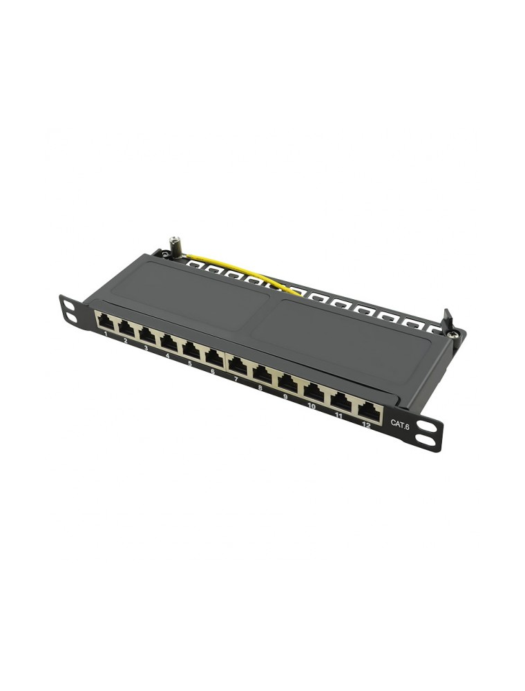 PATCH PANEL 12 GATEWAY COLOR BLACK