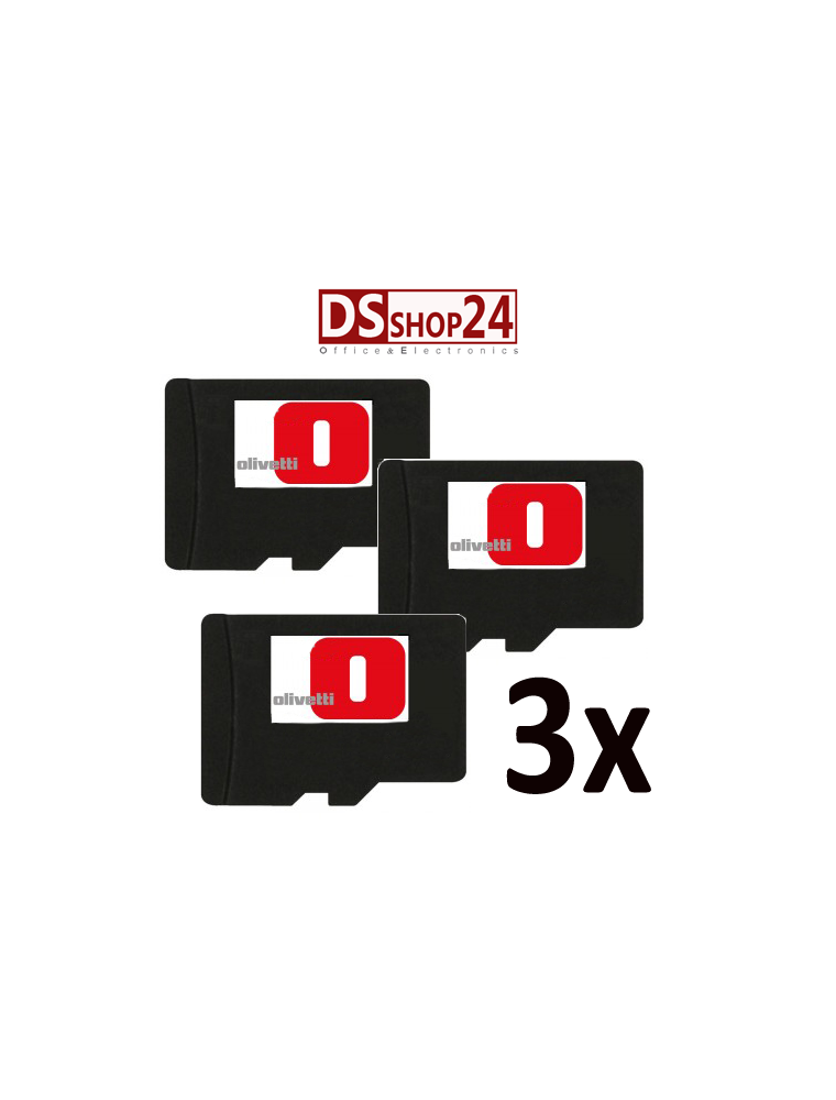 DGFE GIORNALE DI FONDO ELETTRONICO OLIVETTI 3PZ  PER REGISTRATORI TELEMATICI