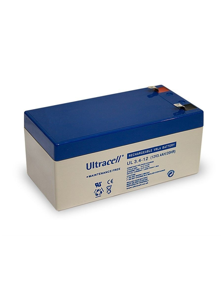 BATTERIA AL PIOMBO ULTRACELL 12 V, 3,4 Ah - UL3.4-6