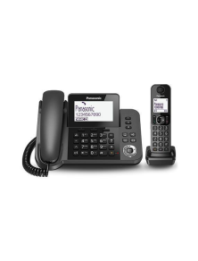 TELEFONO PANASONIC C KX-TGF310EXM  + CORDLESS KX-TGD310JTB BLACK