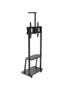 FLOOR STAND WITH SHELF FOR LCD / LED / 37-70