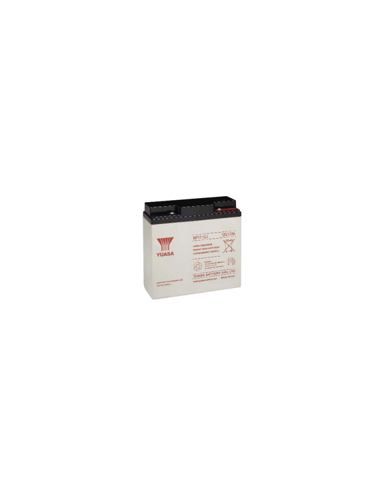 RECHARGEABLE LEAD BATTERY 12V 17AMP. YUASA