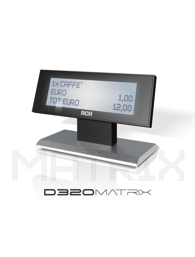 DISPLAY FOR CASH REGISTER PRINT F MCT / RCH   D320 MATRIX