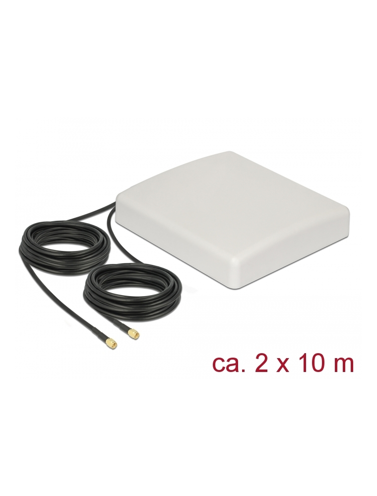 ANTENNA LTE MIMO SMA 8 dBi  CAVO RG-58 10 m