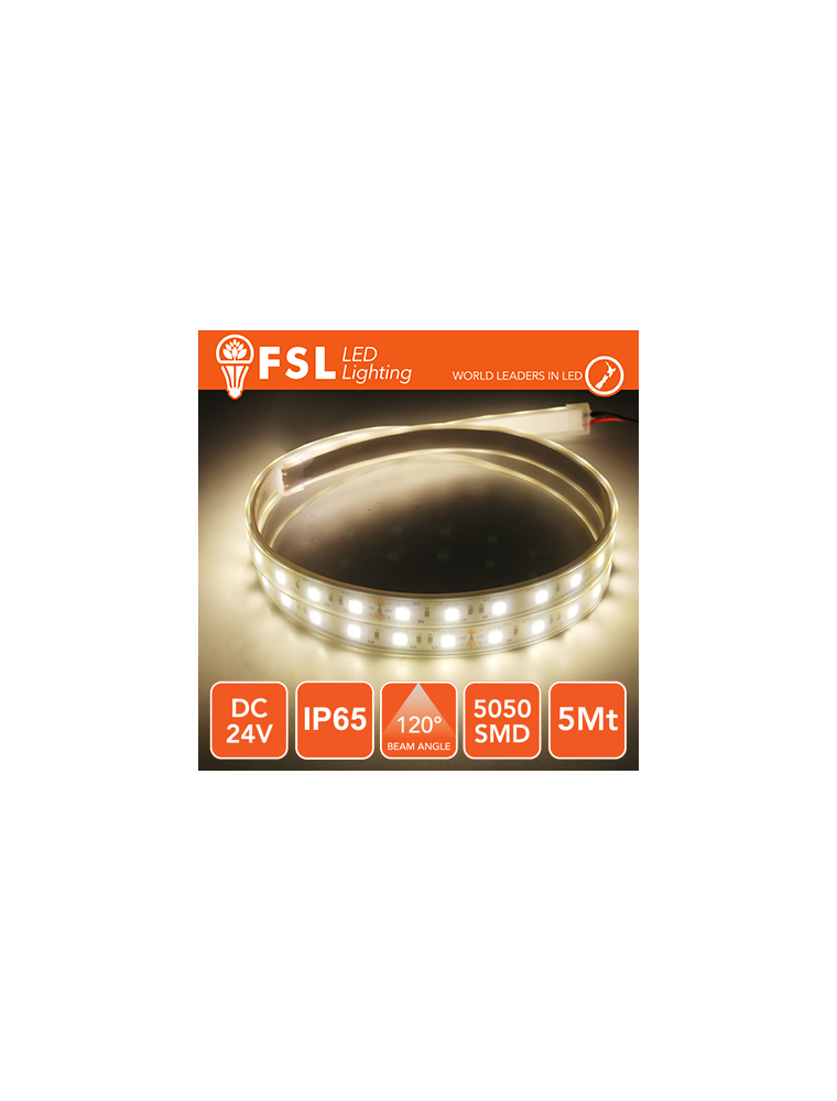 STRIP LED  FSL  12W  4000K 24V IP65