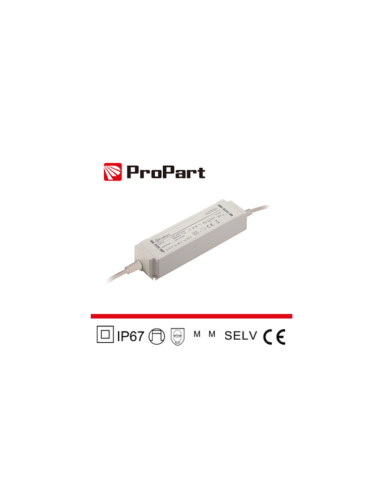 ALIMENTATORE  24V 60W 2.5A  IP67 PROPART