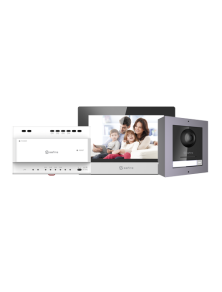 VIDEOCITOFONO IP CON TELECAMERA E MONITOR TFT LCD 7 + HUB