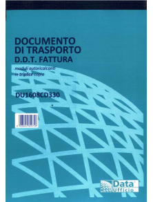 DOCUMENTO DI TRASPORTO DDT / FATTURA 3 COPIE A5