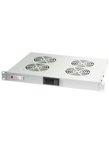 GROUP 4 FANS RACK 1U WITH THERMOSTAT