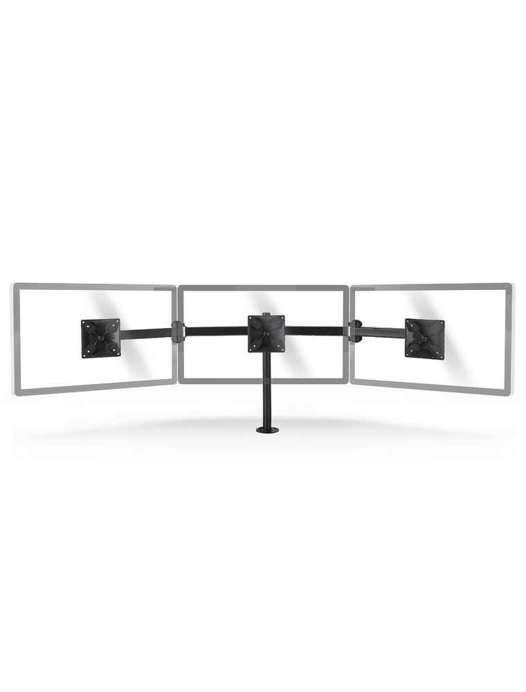 SUPPORT FOR TV / MONITOR WITH TRIPLE OMNIDIRECTIONAL ARM