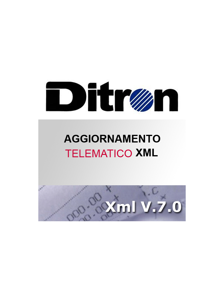 ADEGUAMENTO DITRON PER REGISTRATORI TELEMATICI XML 7.0 