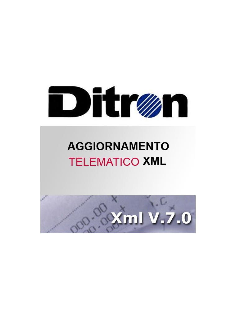 DITRON UPDATE FOR XML TELEMATIC CASH REGISTER 7.0