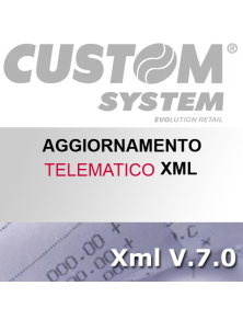 ADEGUAMENTO CUSTOM PER REGISTRATORI TELEMATICI XML 7.0