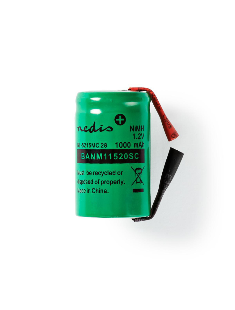 BATTERIA RICARICABILE Ni-MH 4,8 V  80 mAh