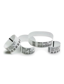 ZEBRA ADHESIVE BRACELETS FOR ADULTS - 6 PCS FOR HC100 AND ZD510