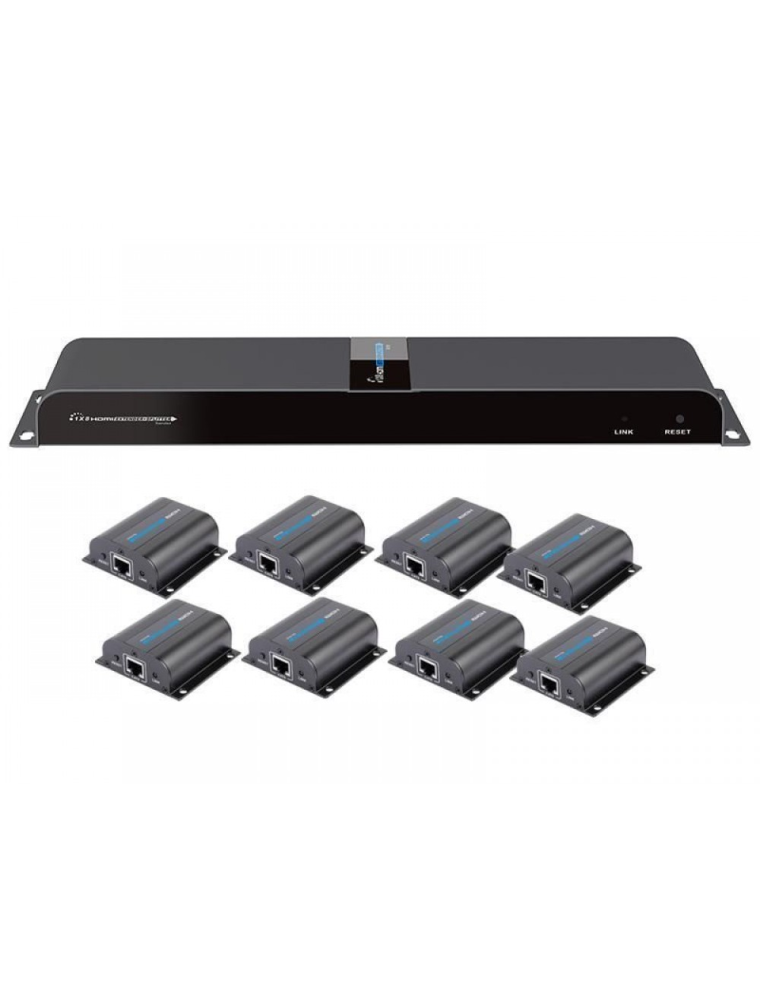 EXTENDER SLITTER HDMI 1X8 CON IR