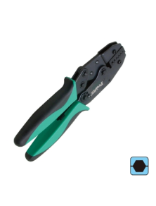 CRIMPING PLIERS WITH RATCHET FOR MODULAR PLUGS