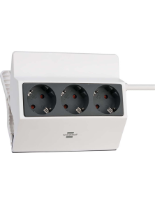 MULTI-SOCKET 3 METERS  WITH 16A CLAMP