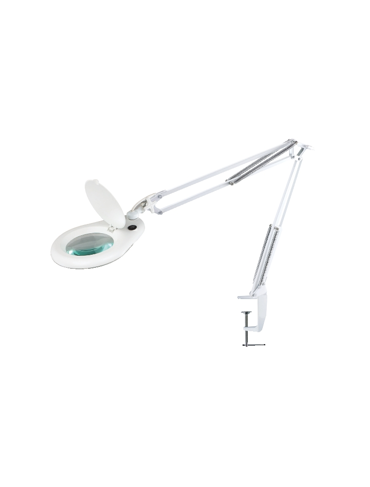 LAMP WITH LENS 8 DIOPTER AND SCREW CLAMP