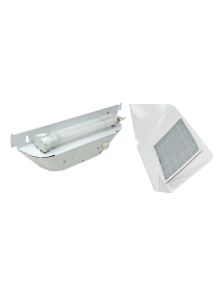 PROFESSIONAL UV LAMP WITH ADHESIVE TRAP FOR INSECTS COMPLIANT HACCP 15W
