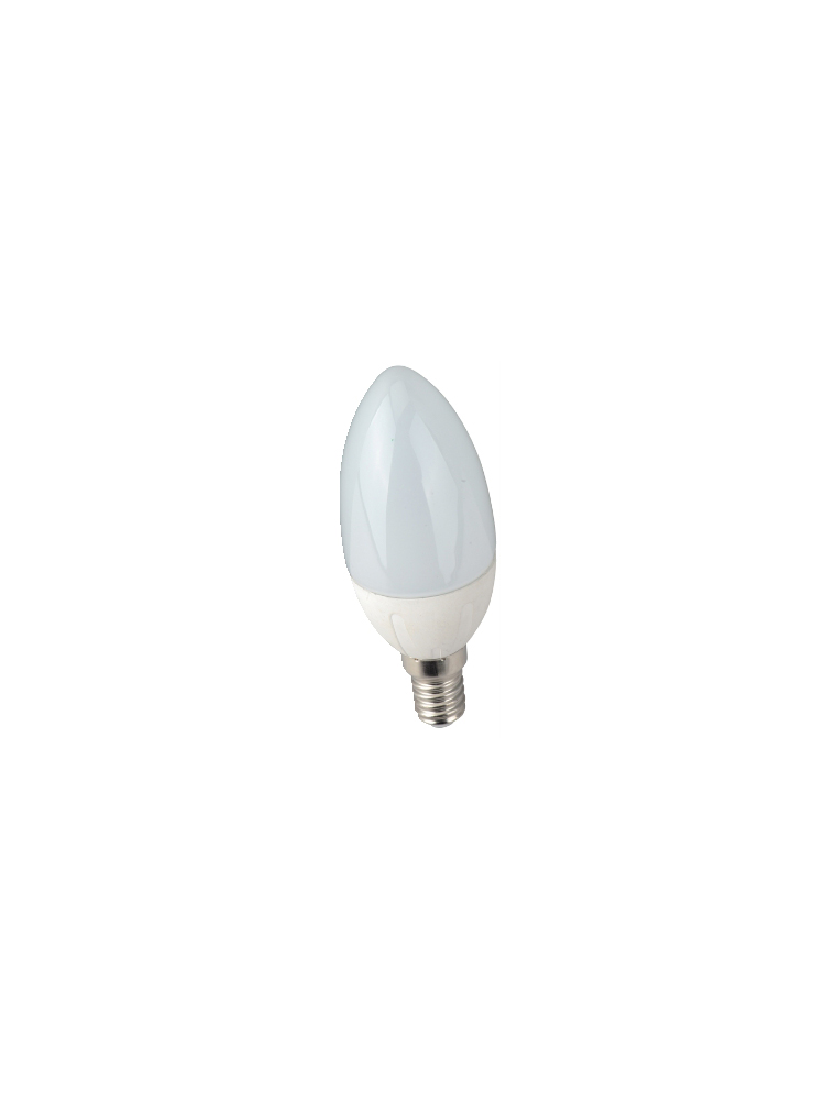 LAMPADINA LED OLIVA E14 6W LUCE FREDDA 6500K