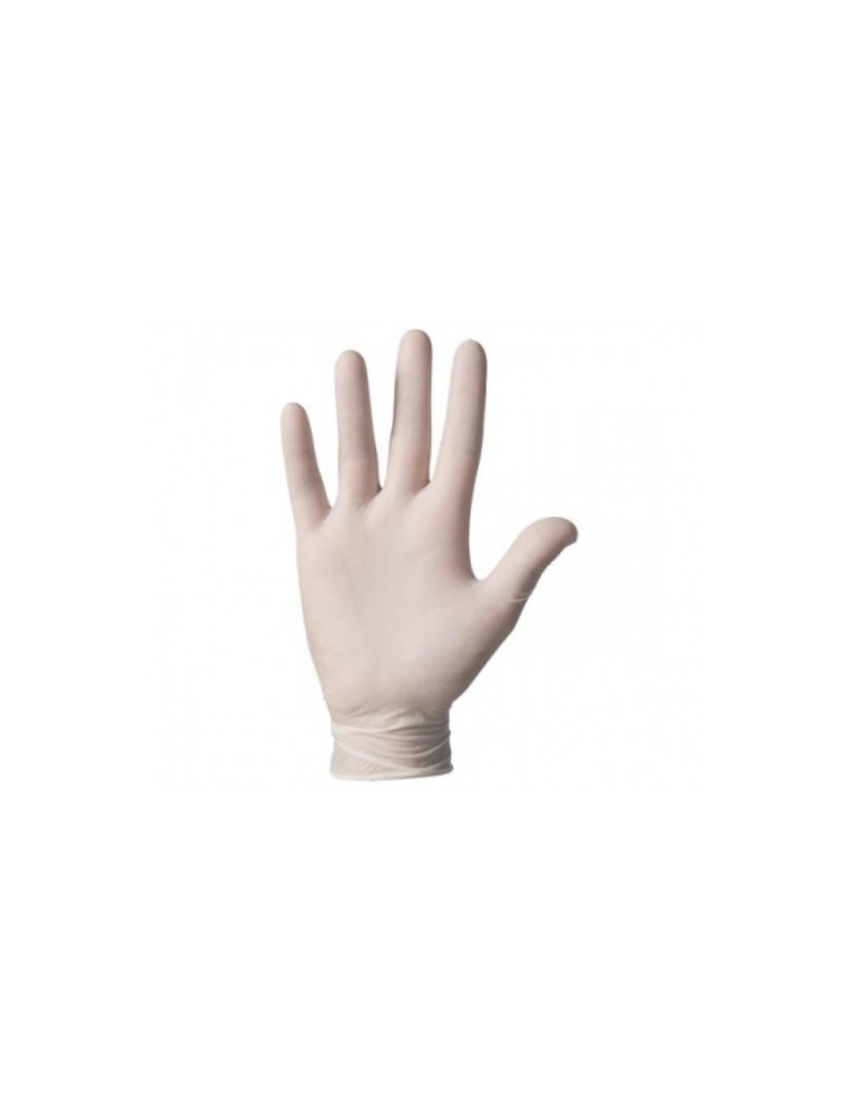 LATEX GLOVES DISPOSABLE  100PZ - M