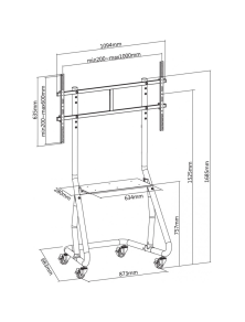 FLOOR SUPPORT FOR LCD / LED TV / 60 - 105