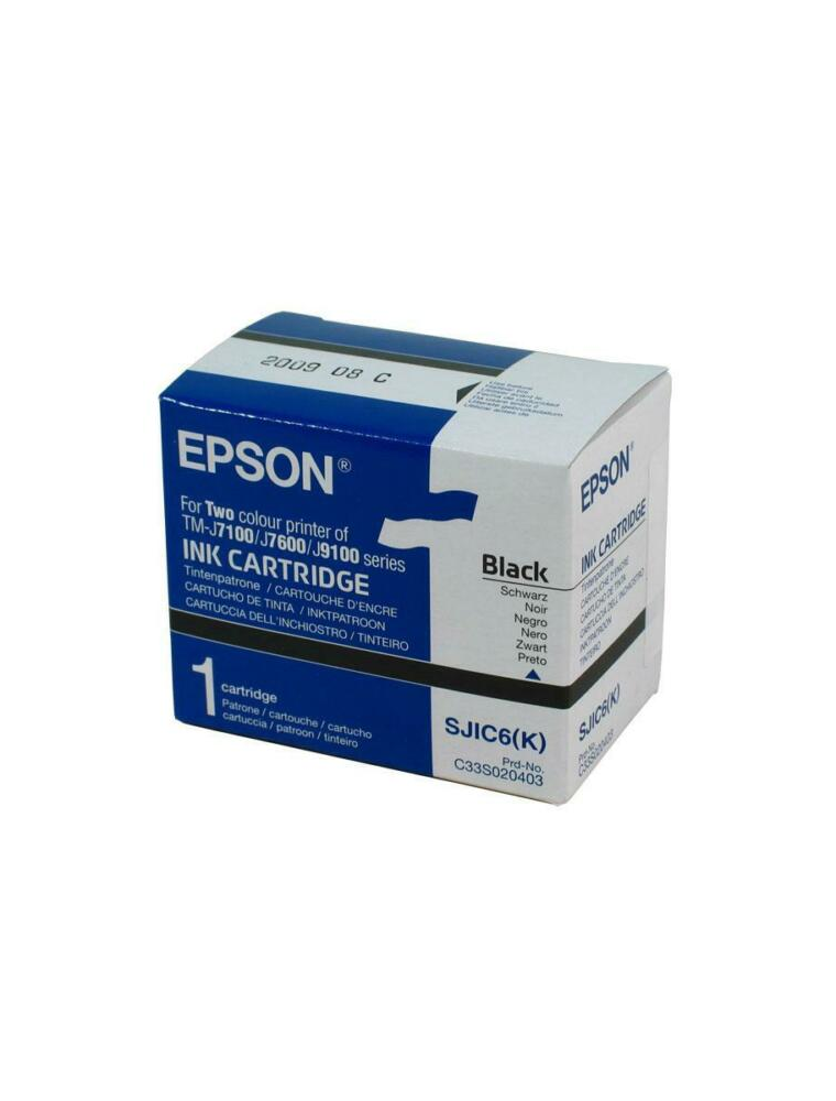 EPSON COLOR BLACK CARTRIDGE  NERO SJIC6K