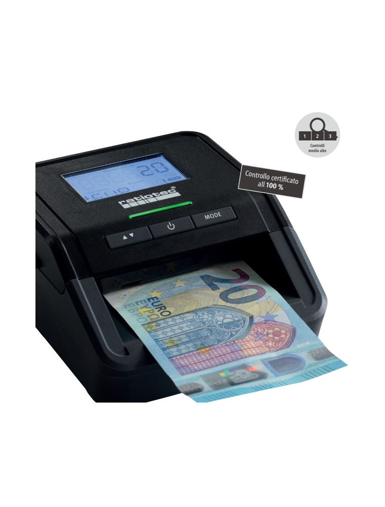 CHECKING BANKNOTES   RATIOTEC SMART PROTECT