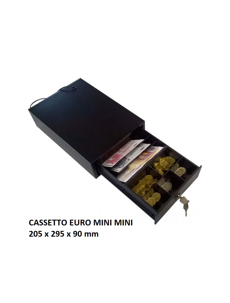 CASSETTO PER REGISTRATORE DI CASSA MOD. MINI MINI EURO