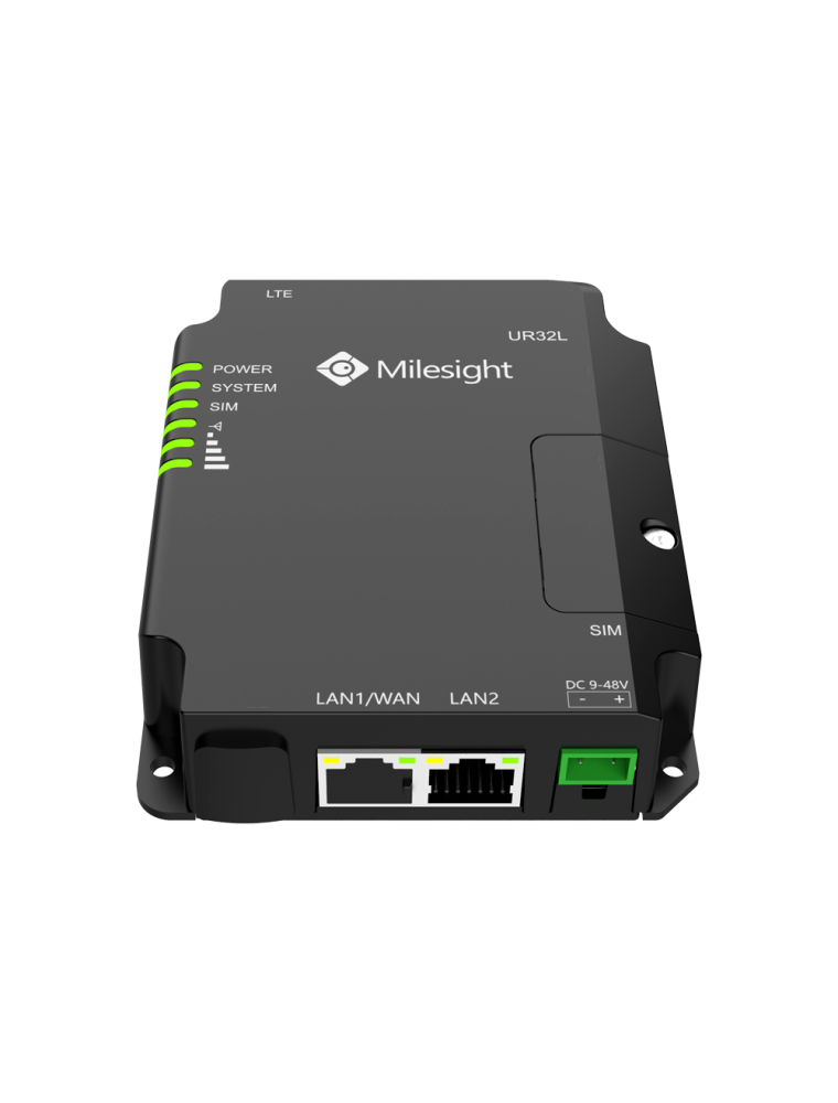 MILESIGHT INDUSTRIAL ROUTER 4G SLOT 3G/4G