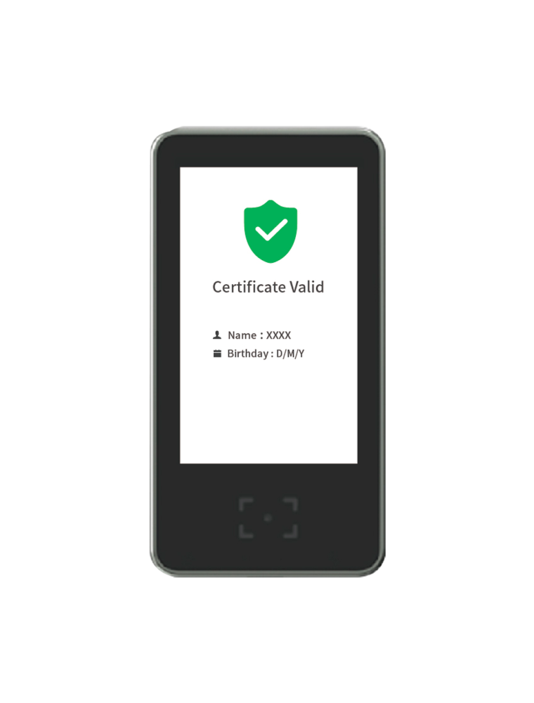 LETTORE GREEN PASS CERTIFICATOP COVID EU